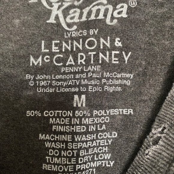 ONE LEFT: NEW  Recycled Karma Vintage Mineral Wash PENNY LANE tshirt Med - Picture 5 of 5